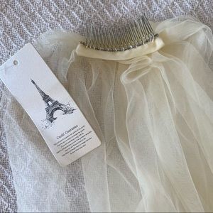 Beige 118 inch veil for wedding NEW!